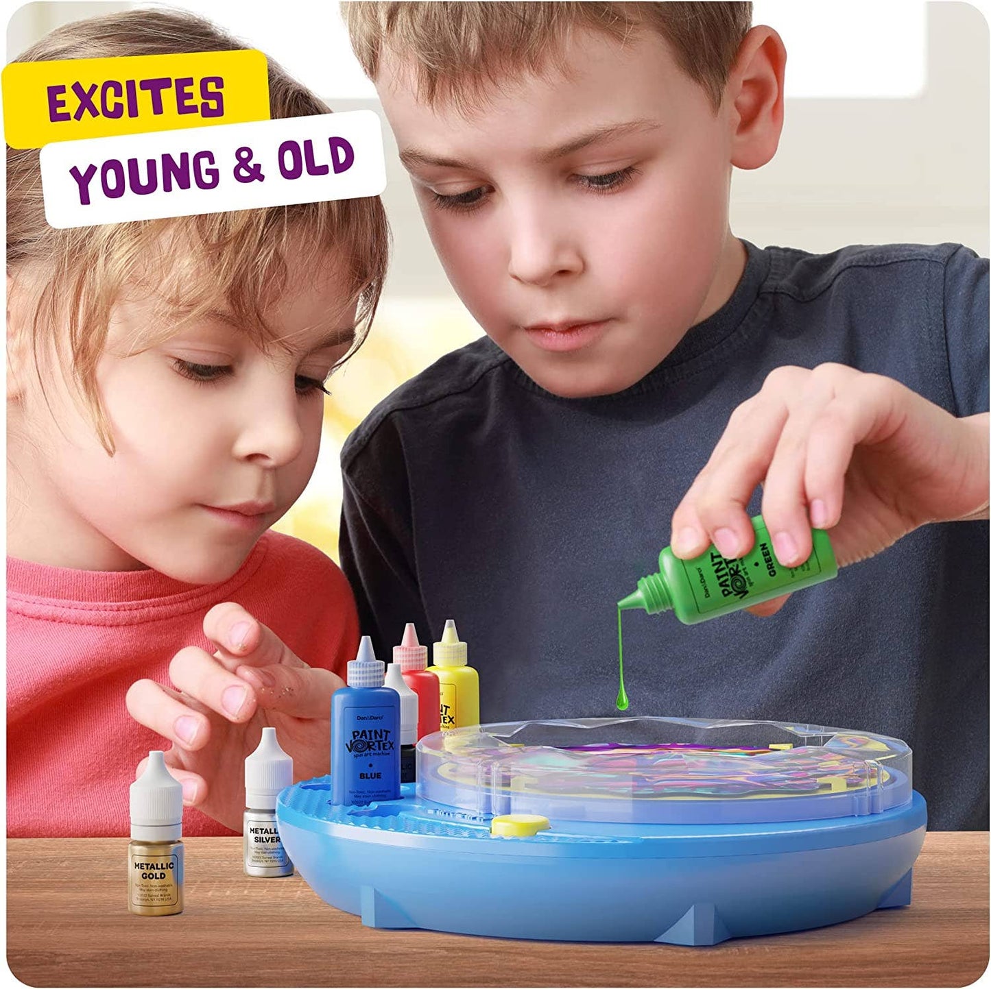 Spin Art Machine Kit - Paint Vortex Station Center