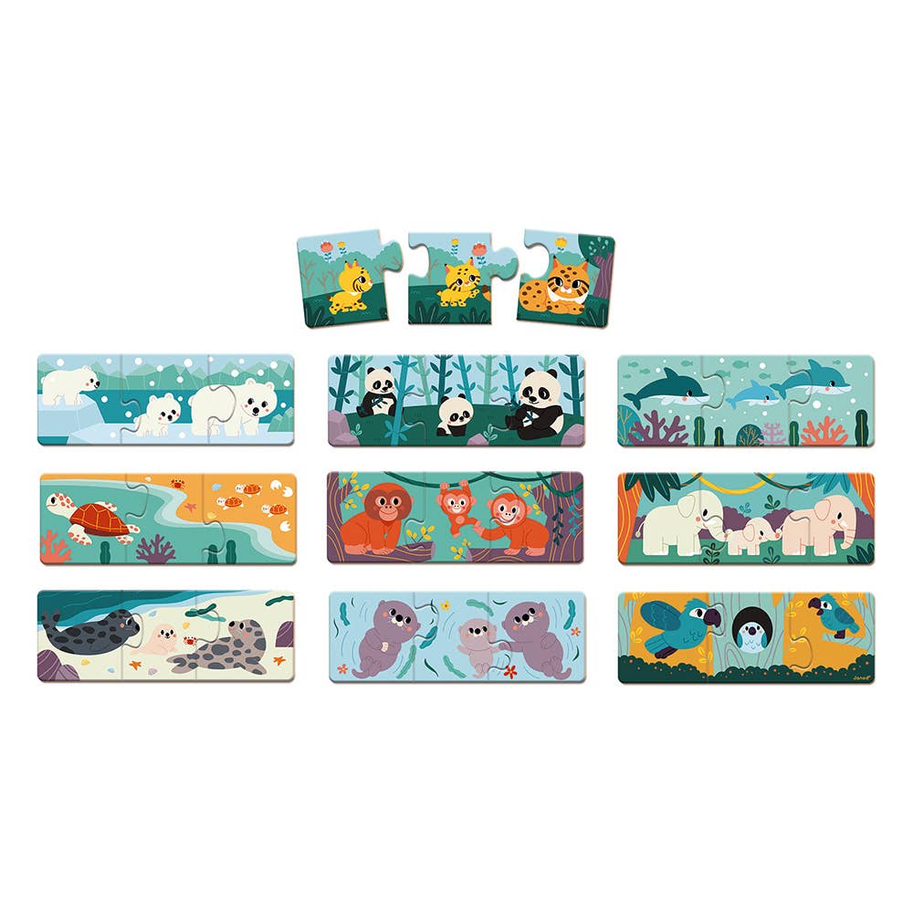 Matching Game | 30-piece animal puzzle | WWF partnership