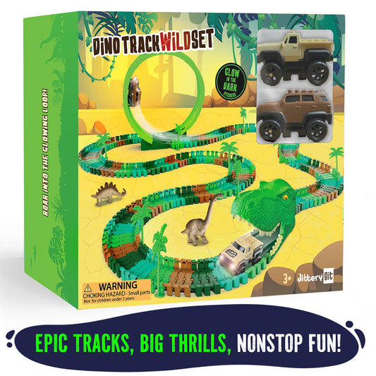 Dinosaur Racecar Track -Wild Set