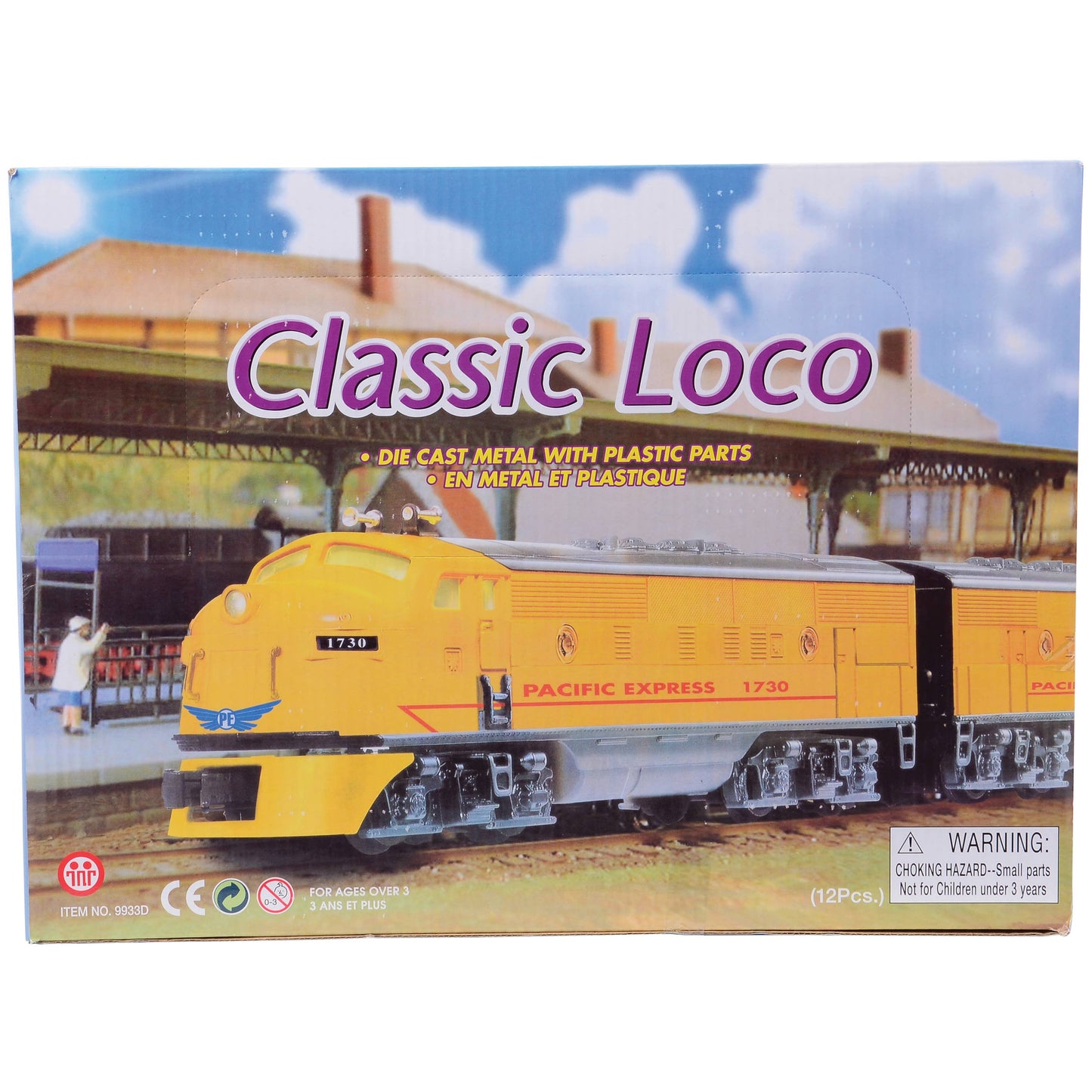 Classic Locomotive Die Cast Train