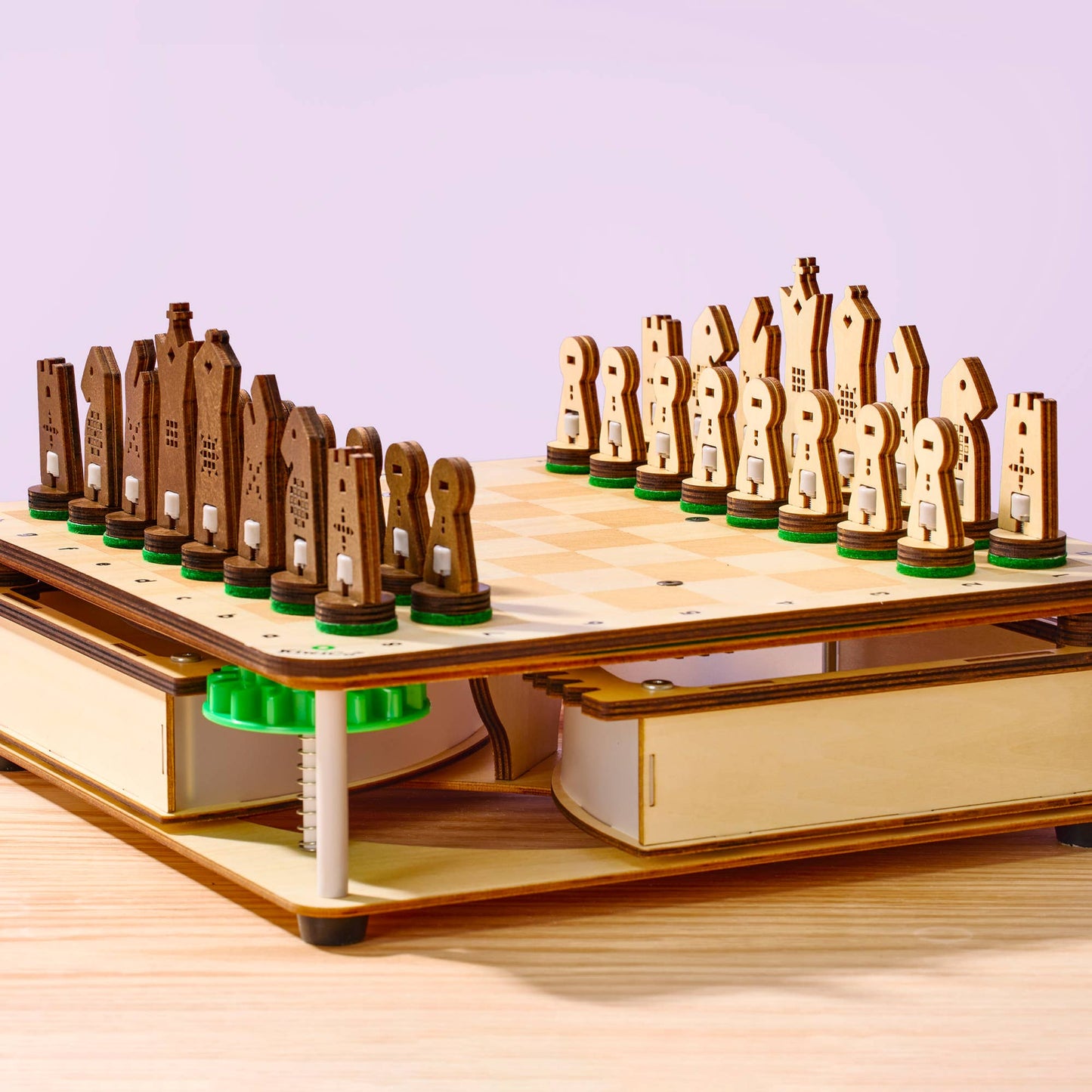 Build & Play Chess Set Stem Kit for Kids