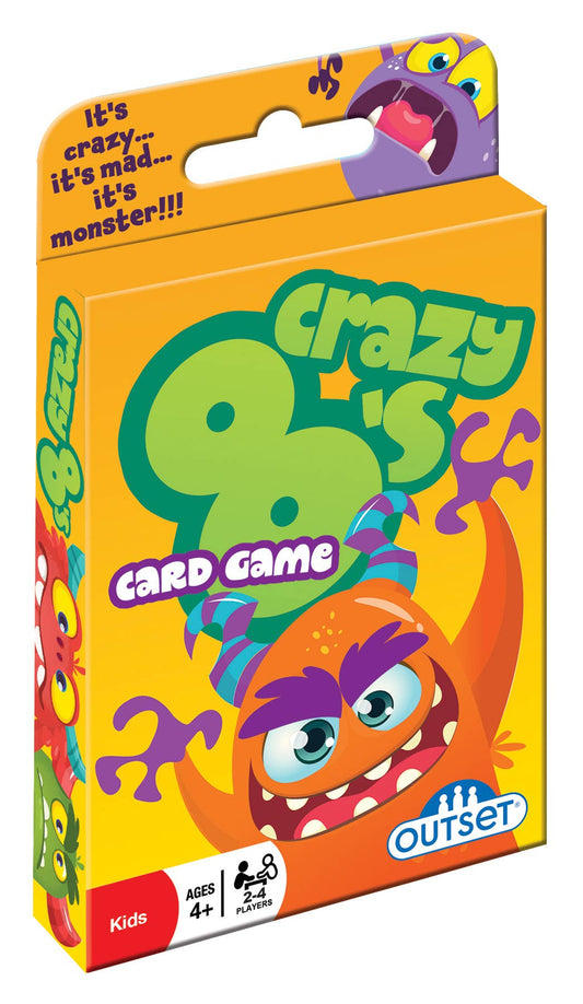 Crazy 8's Card Game - Monster Mayhem Edition 👹