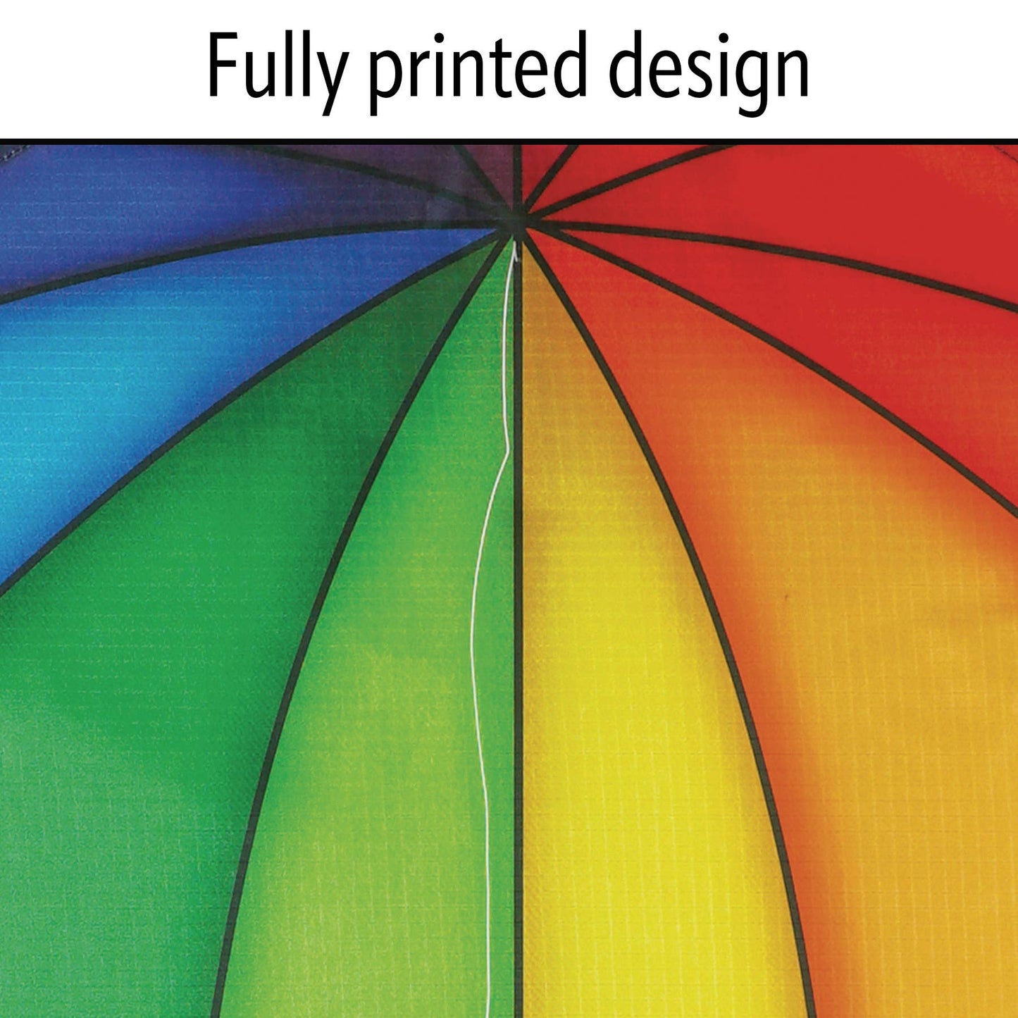 Rainbow Stained Glass 46" Diamond Kite