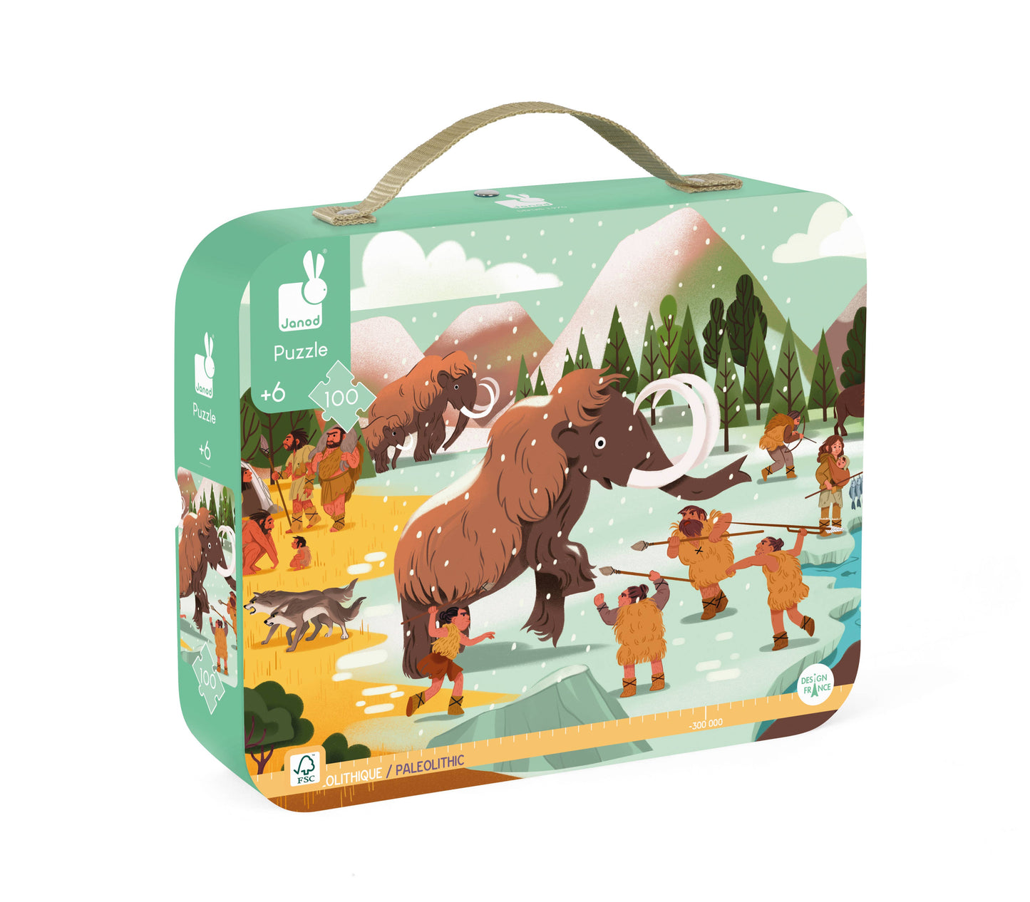 Suitcase Puzzle -  Prehistory - 100 Pieces