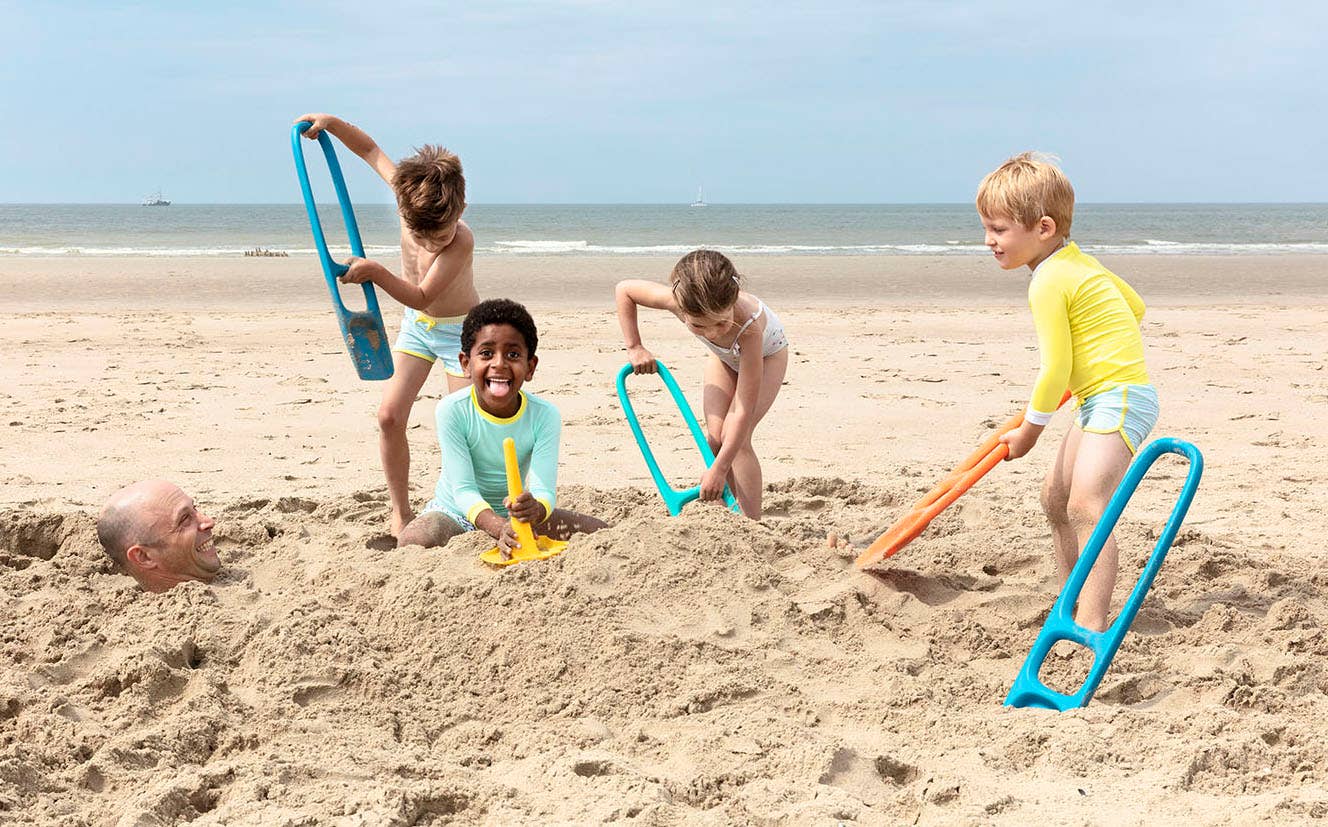 Quut Scoppi – Kids Snow & Sand Shovel with Easy Grip: Lavender