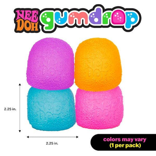 Nee Doh Gumdrop Textured Squishy Fidget Stress Ball (1pc) Assorted Colors