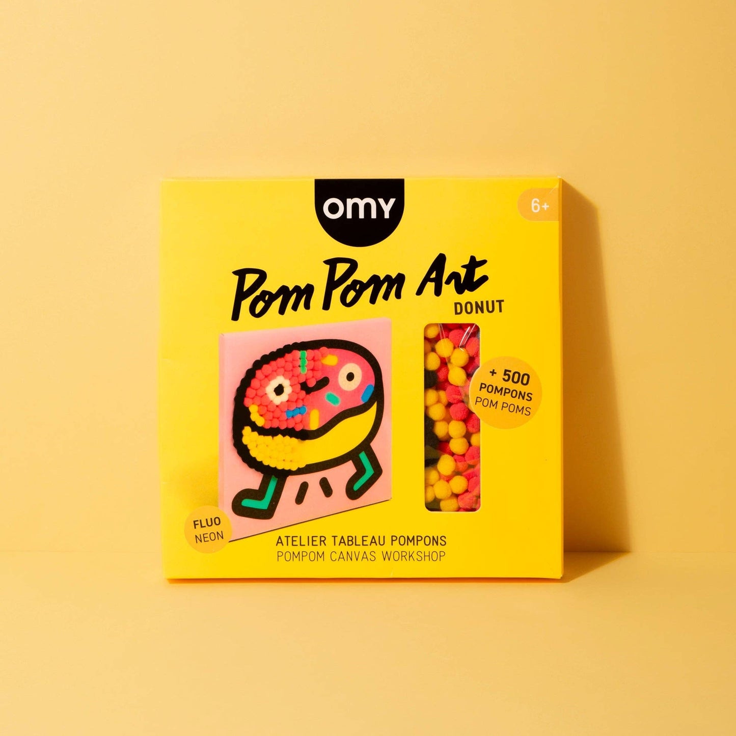 Pom pom art - Donut