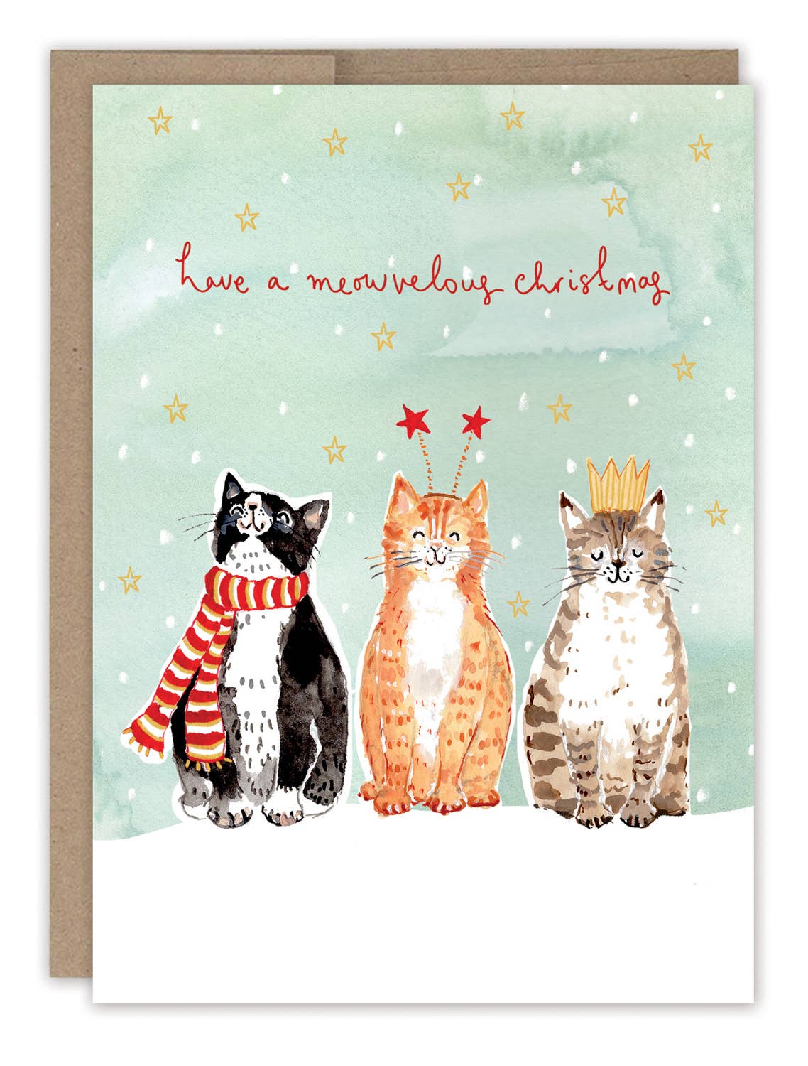 Cats Meowvelous Christmas Holiday Card