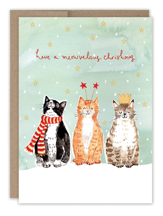 Cats Meowvelous Christmas Holiday Card