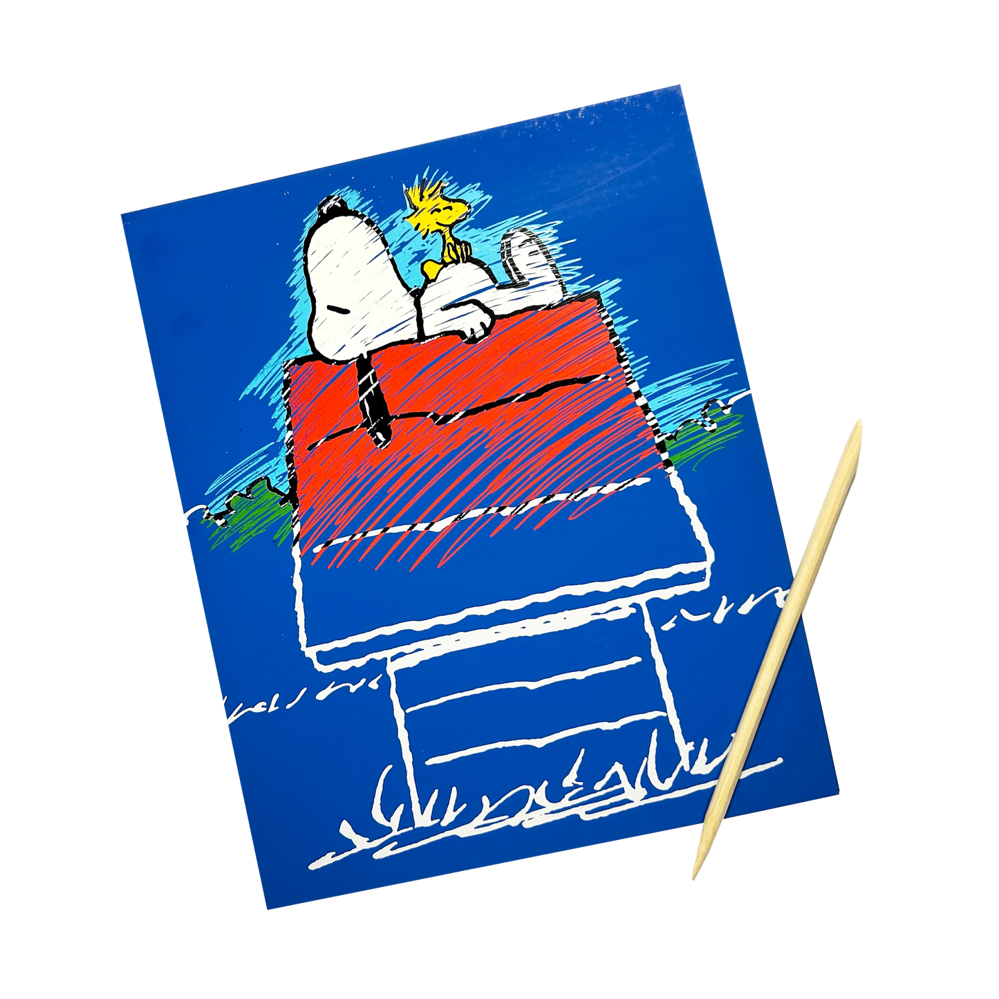 OOLY x Peanuts: Scratch Art Kit (13 PC Set)