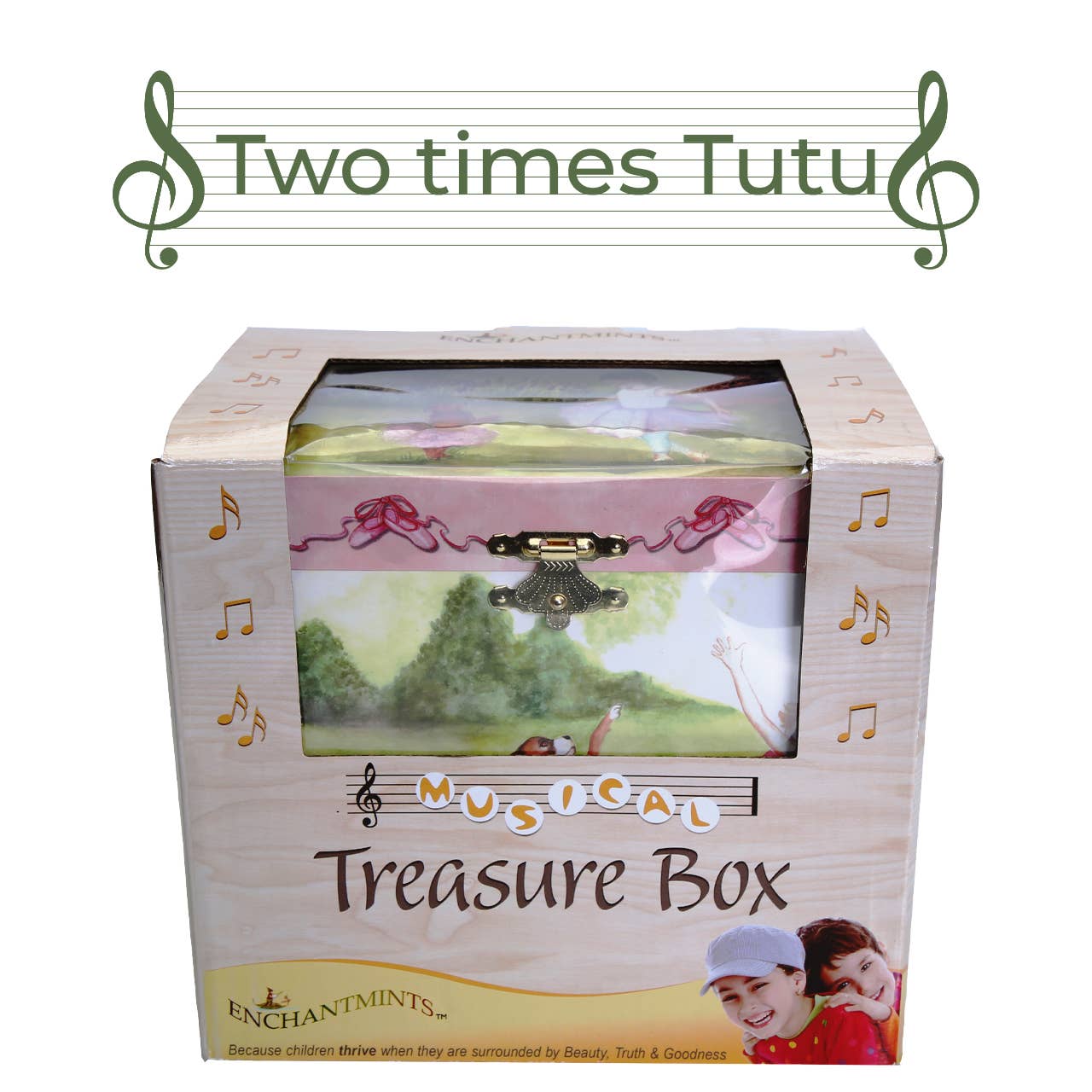 Two Time TuTu Musical Jewelry Box