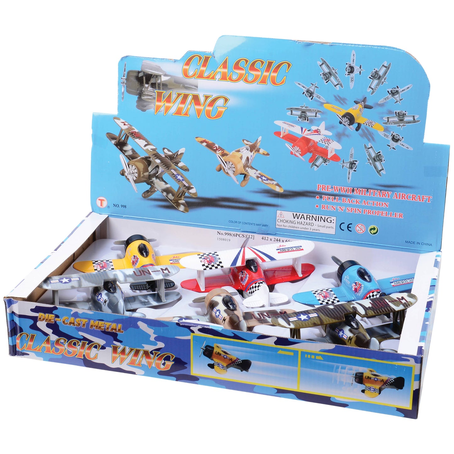 Classic Winged Die Cast Fighting Plane