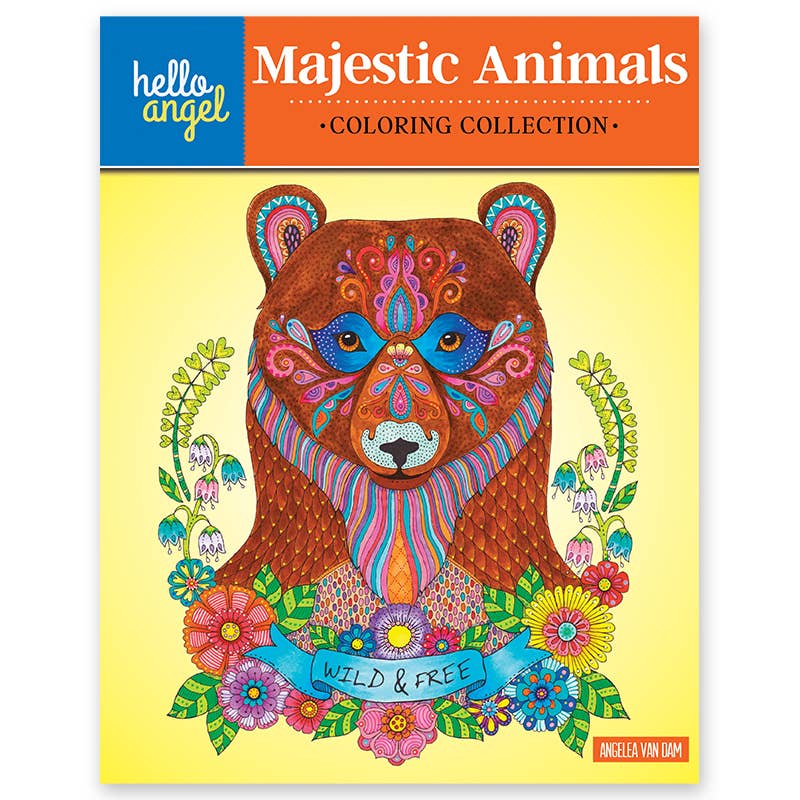 Coloring Book - Majestic Animals
