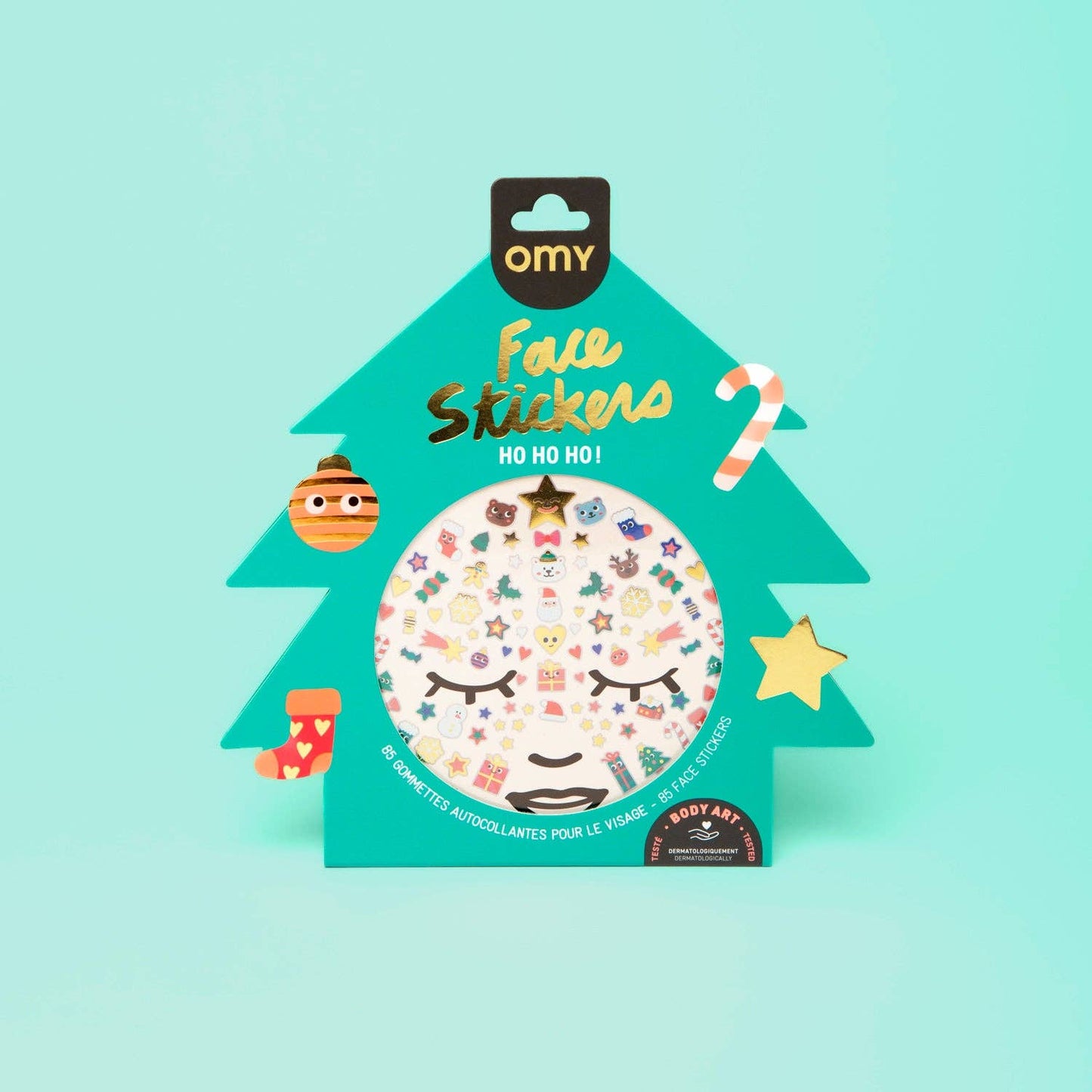 Face stickers - Hohoho Holiday