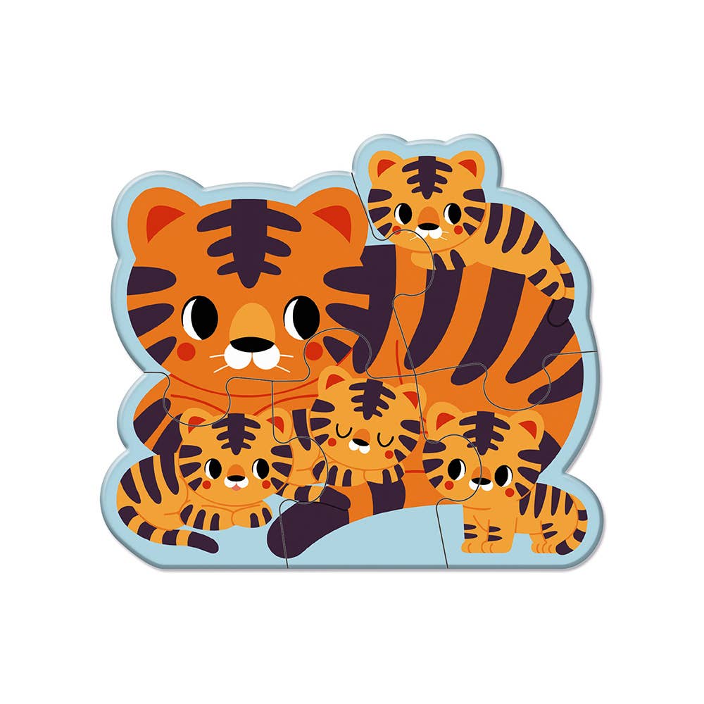 Janod - Five Animal Puzzles