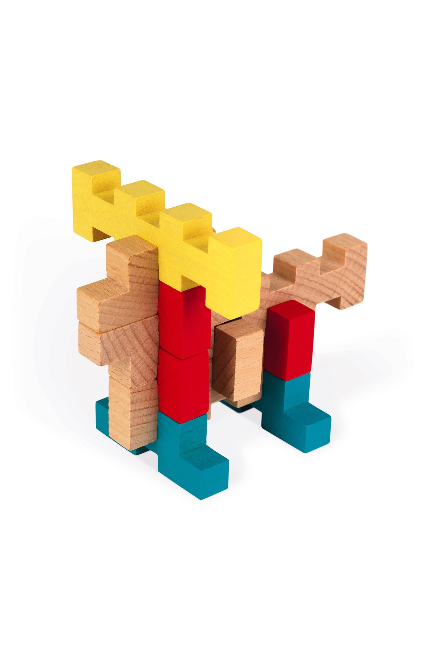 100 piece Construction Set | Wooden Building Kit | Ages 6+