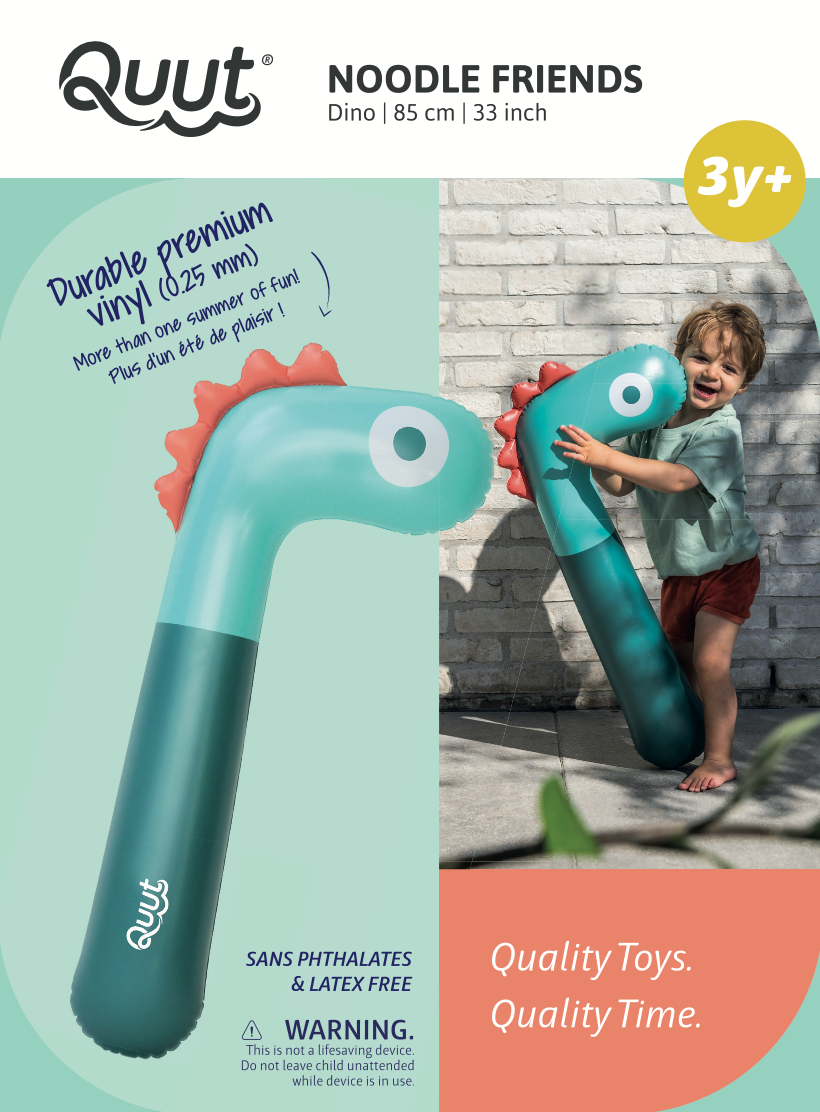 Quut Noodle Friends - Dino, Giraffe and Horse! Pool Toy: Giraffe