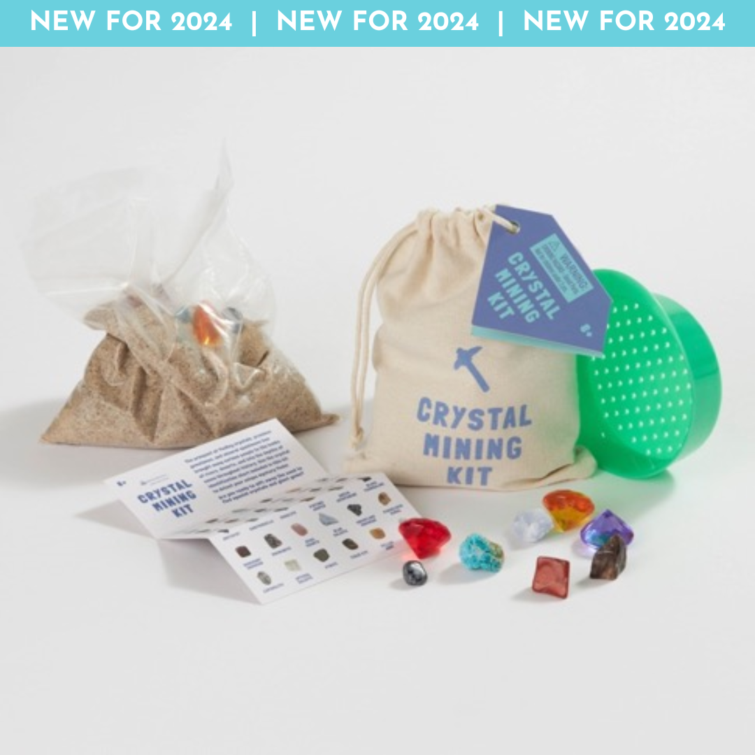 Crystal Mining Kit - Sift Real Sand and Crystals!