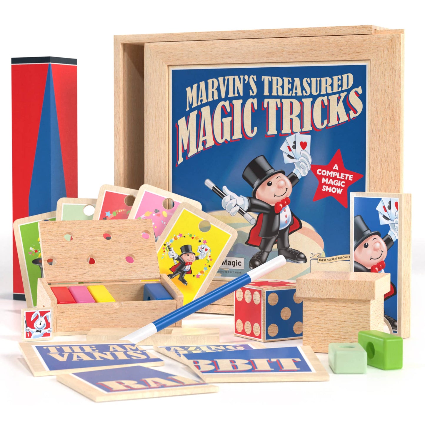 Marvin's Treasured Magic Tricks (Wooden Gift Set)