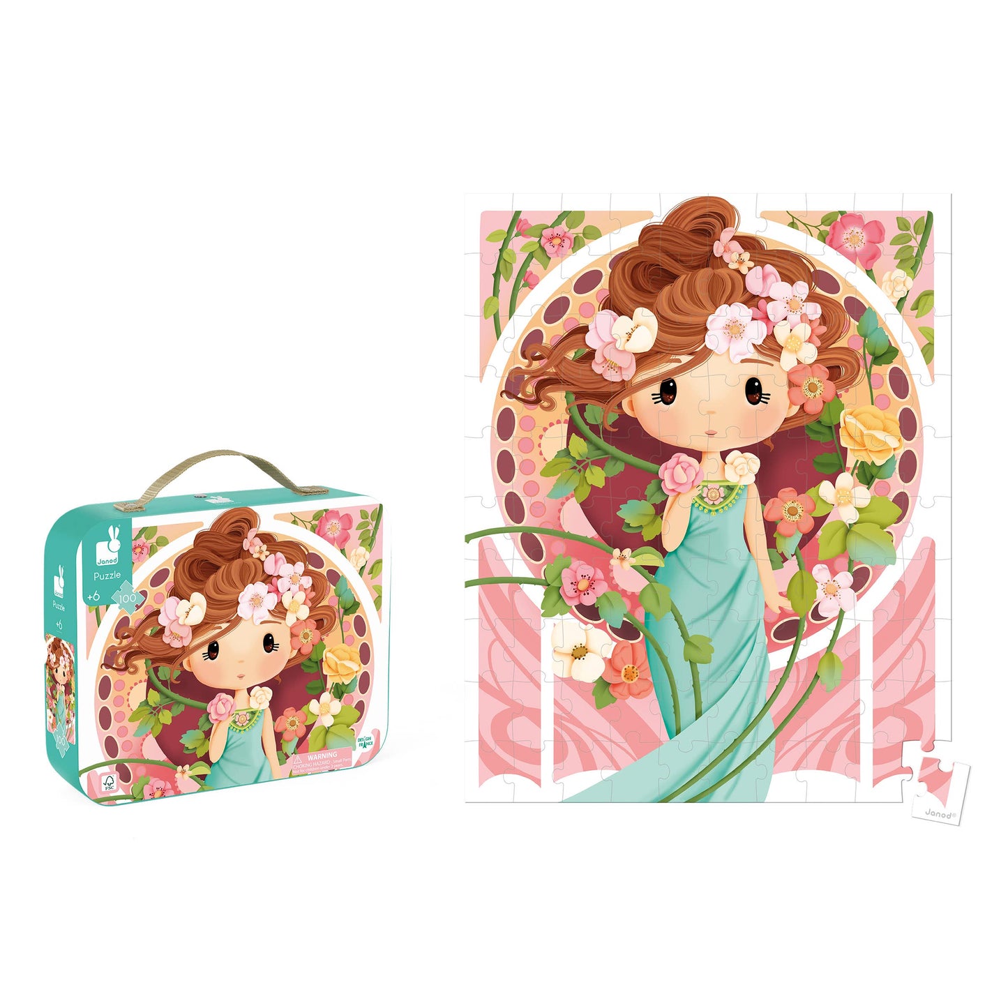 Puzzle - Inspired by Mucha - 100 Pcs