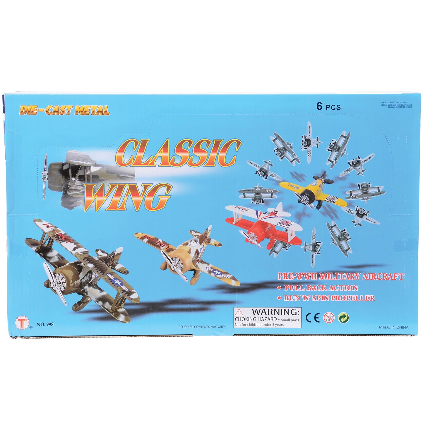Classic Winged Die Cast Fighting Plane