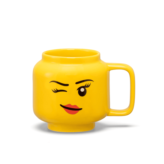 LEGO Small Ceramic Mug - Winking Girl
