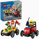 Lego City Pizza Vs Fire Truck