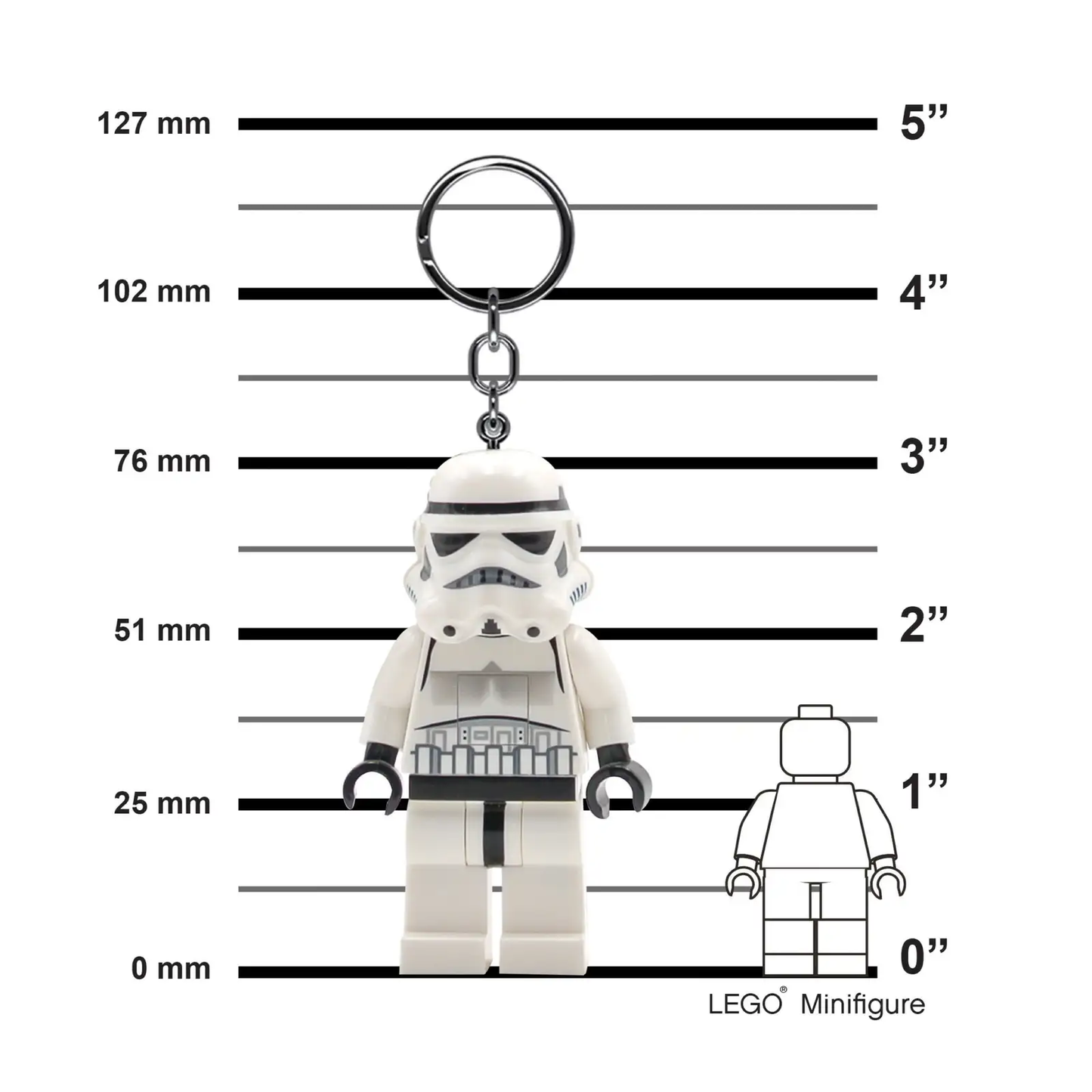 LEGO Stars Wars Mandalorian - Stormtrooper Keychain Light