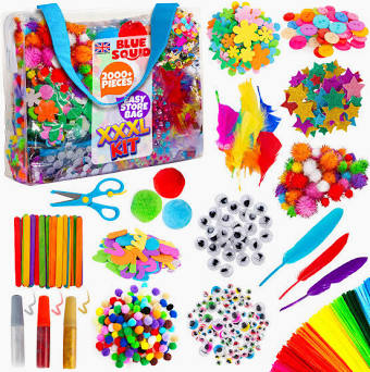 Blue Squid XXXL craft Supplies Kit
