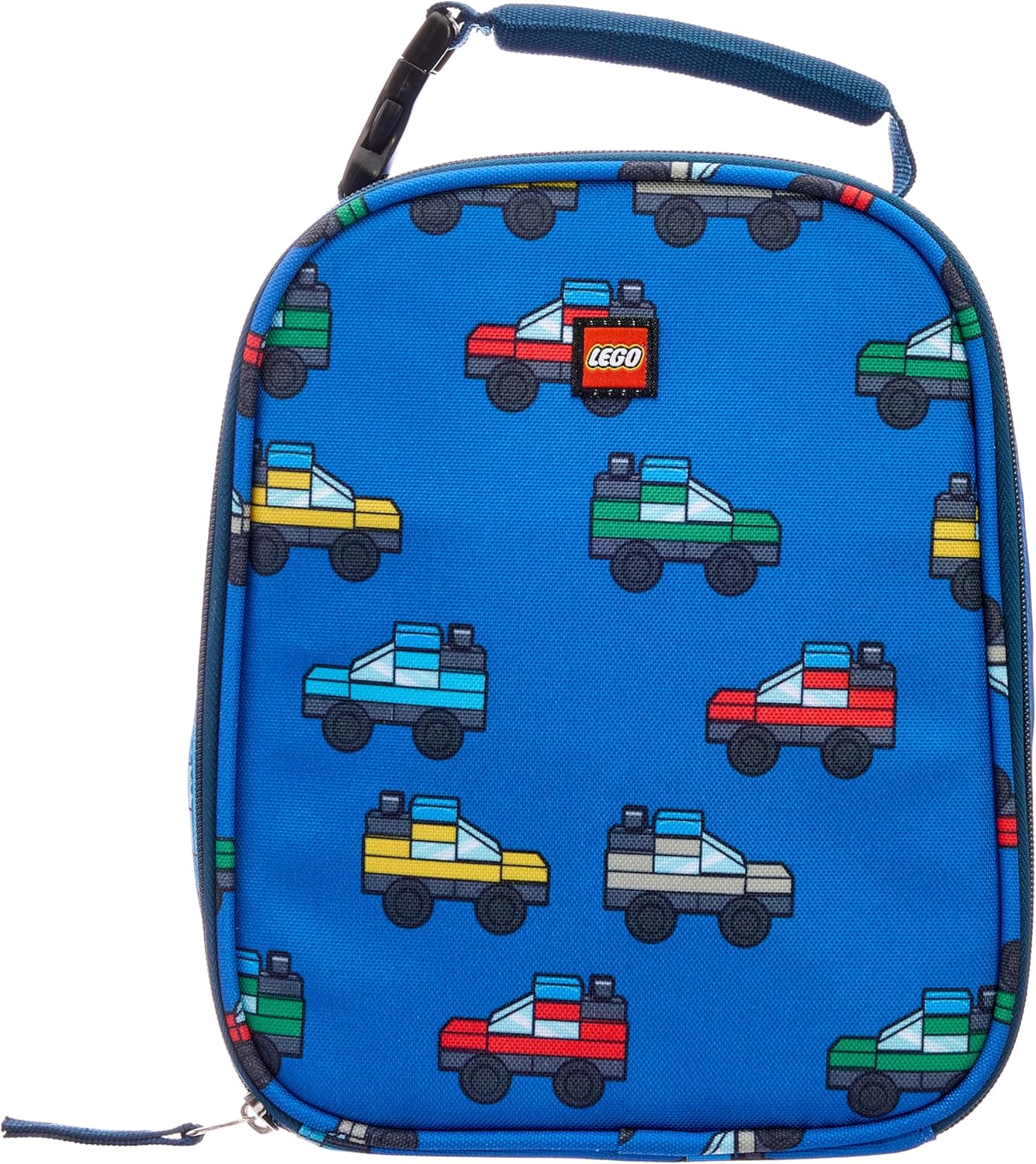 LEGO Cars in Blue Lunch Box